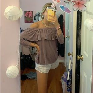 off the shoulder top